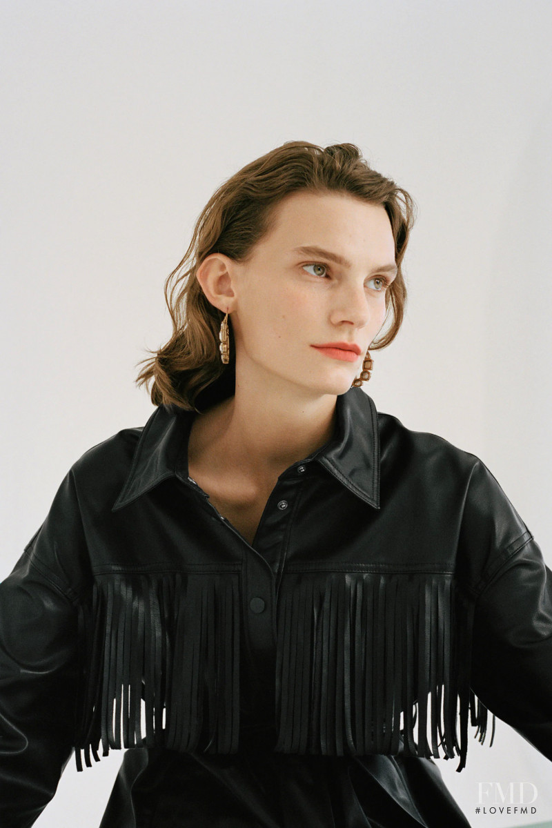 Lena Hardt featured in  the Zara lookbook for Fall 2020