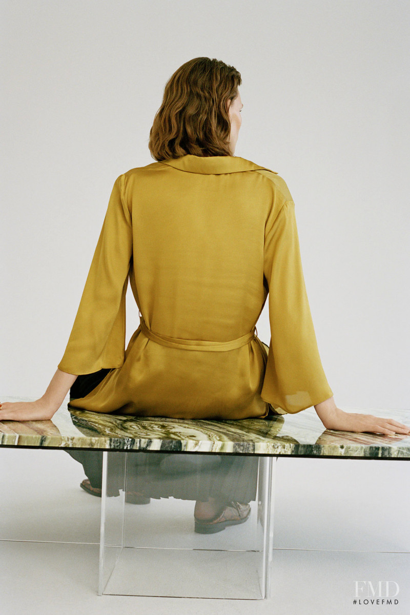 Lena Hardt featured in  the Zara lookbook for Fall 2020