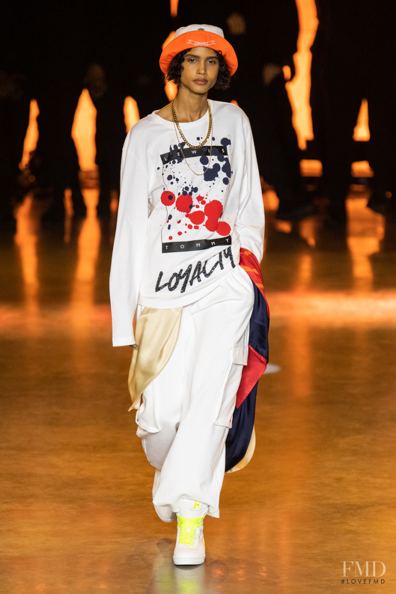 Malaika Holmen featured in  the Tommy Hilfiger fashion show for Spring/Summer 2020