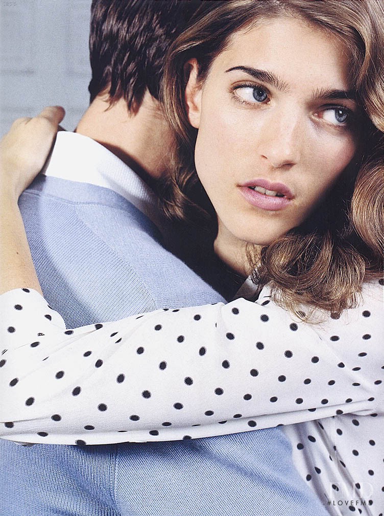 Sierra Huisman featured in  the Prada advertisement for Spring/Summer 2000