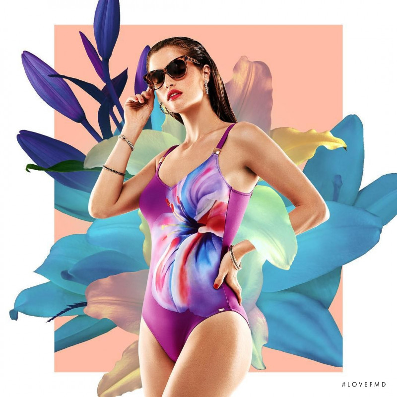 Mariangela Bonanni featured in  the Triumph advertisement for Spring/Summer 2018