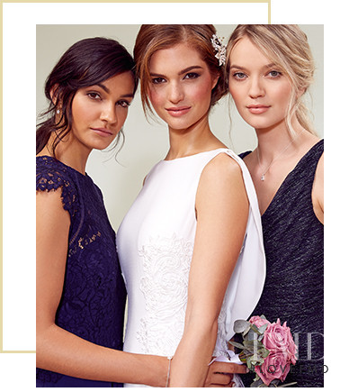 Mariangela Bonanni featured in  the Debenhams Bridal Collection catalogue for Spring/Summer 2018