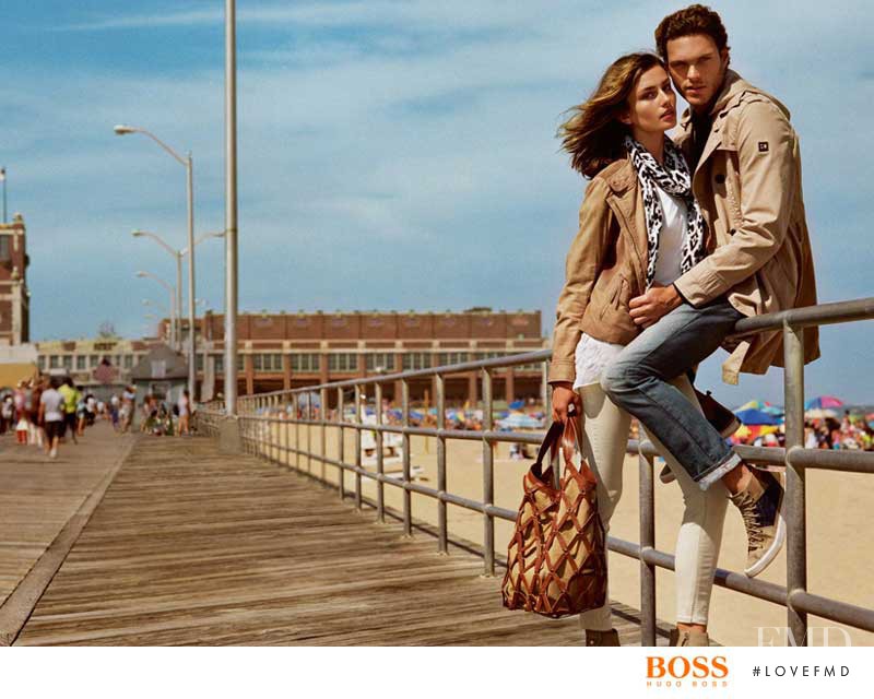 Andreea Diaconu featured in  the BOSS Orange advertisement for Spring/Summer 2014