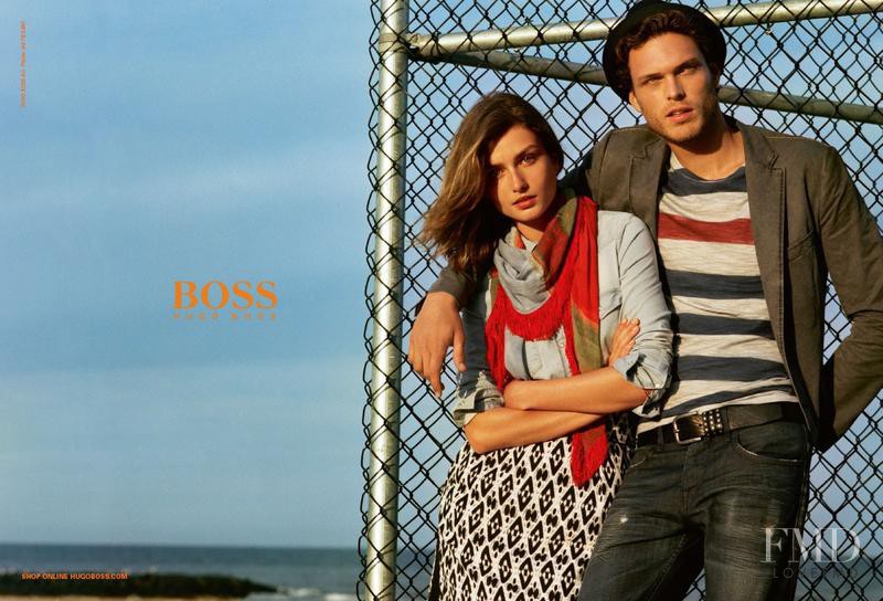 Andreea Diaconu featured in  the BOSS Orange advertisement for Spring/Summer 2014