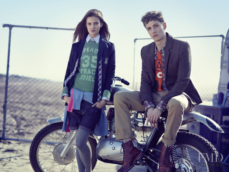 Nadine Ponce featured in  the Superdry advertisement for Autumn/Winter 2012