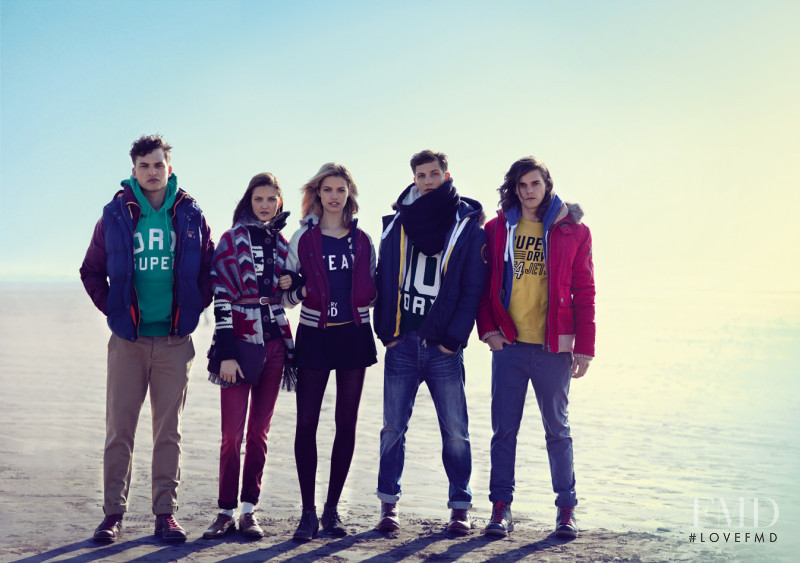 Nadine Ponce featured in  the Superdry advertisement for Autumn/Winter 2012