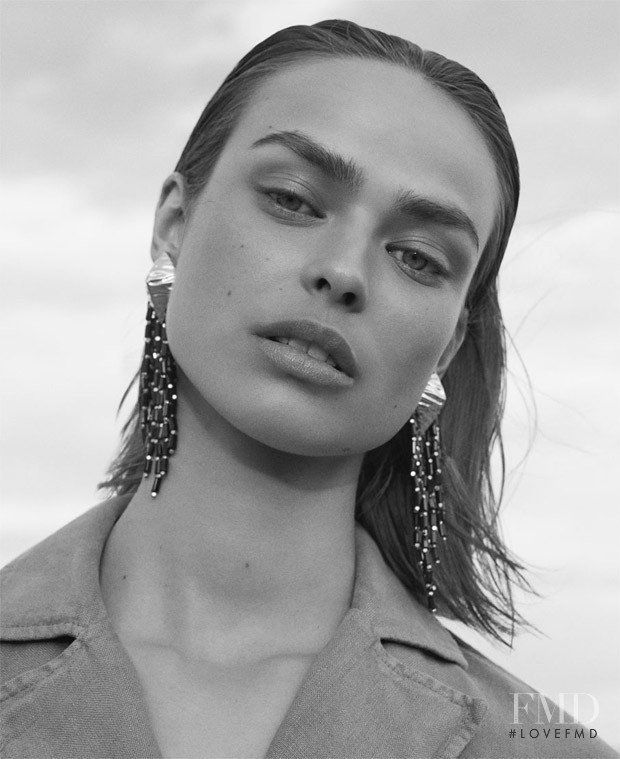 Birgit Kos featured in  the Zara lookbook for Spring/Summer 2018