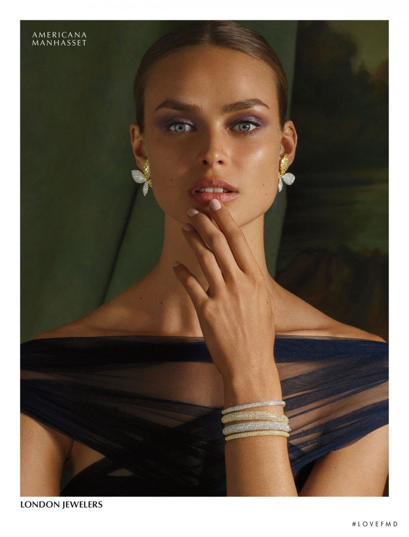 Birgit Kos featured in  the Americana Manhasset (RETAILER) advertisement for Holiday 2019