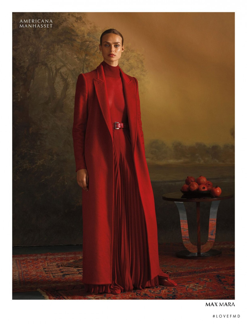 Birgit Kos featured in  the Americana Manhasset (RETAILER) advertisement for Holiday 2019