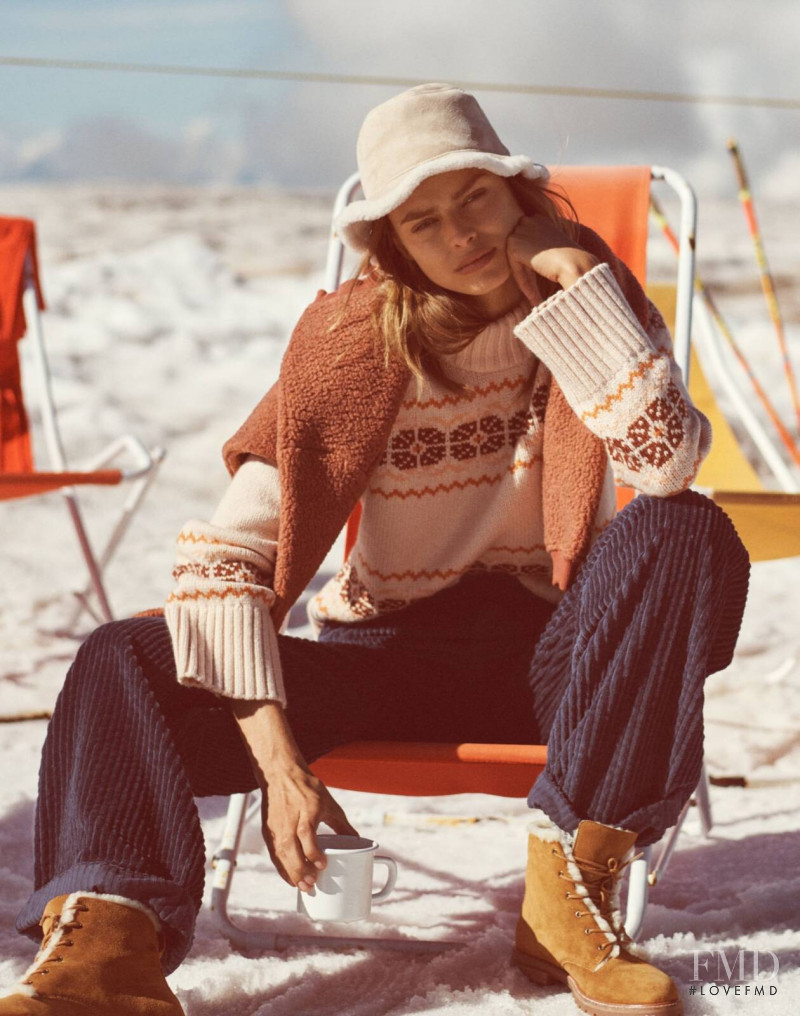 Birgit Kos featured in  the Madewell lookbook for Winter 2019