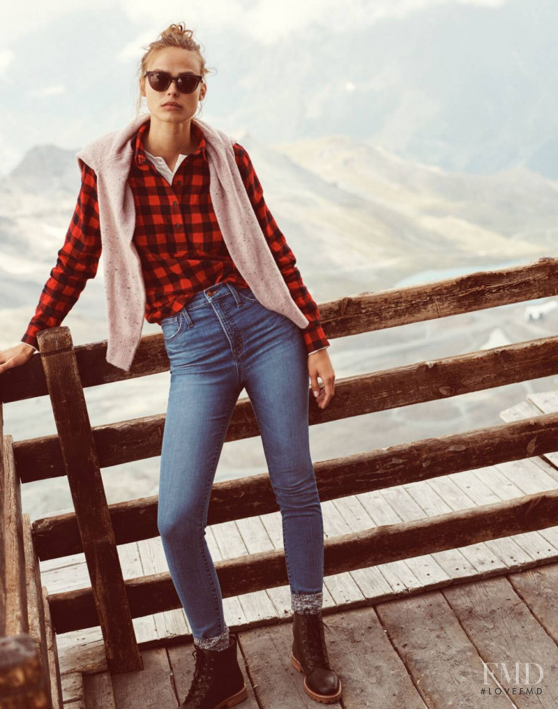 Birgit Kos featured in  the Madewell lookbook for Winter 2019