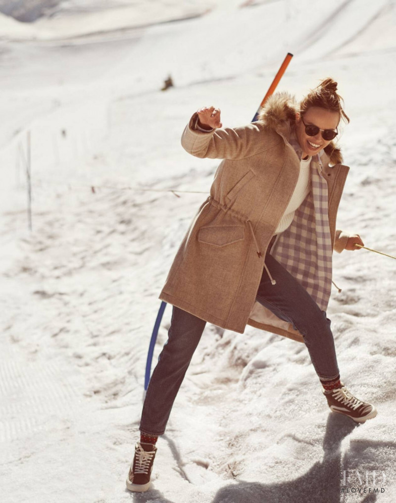 Birgit Kos featured in  the Madewell lookbook for Winter 2019