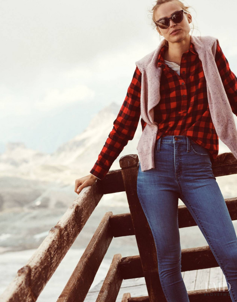 Birgit Kos featured in  the Madewell lookbook for Winter 2019