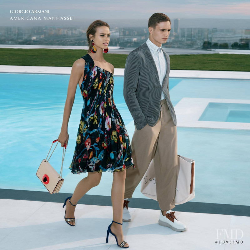 Birgit Kos featured in  the Americana Manhasset (RETAILER) advertisement for Spring/Summer 2018