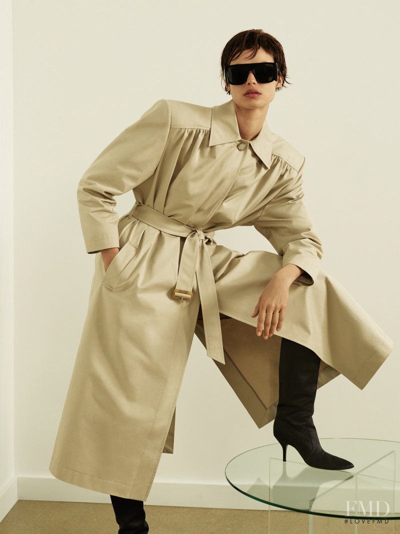 Birgit Kos featured in  the Magda Butrym lookbook for Autumn/Winter 2020