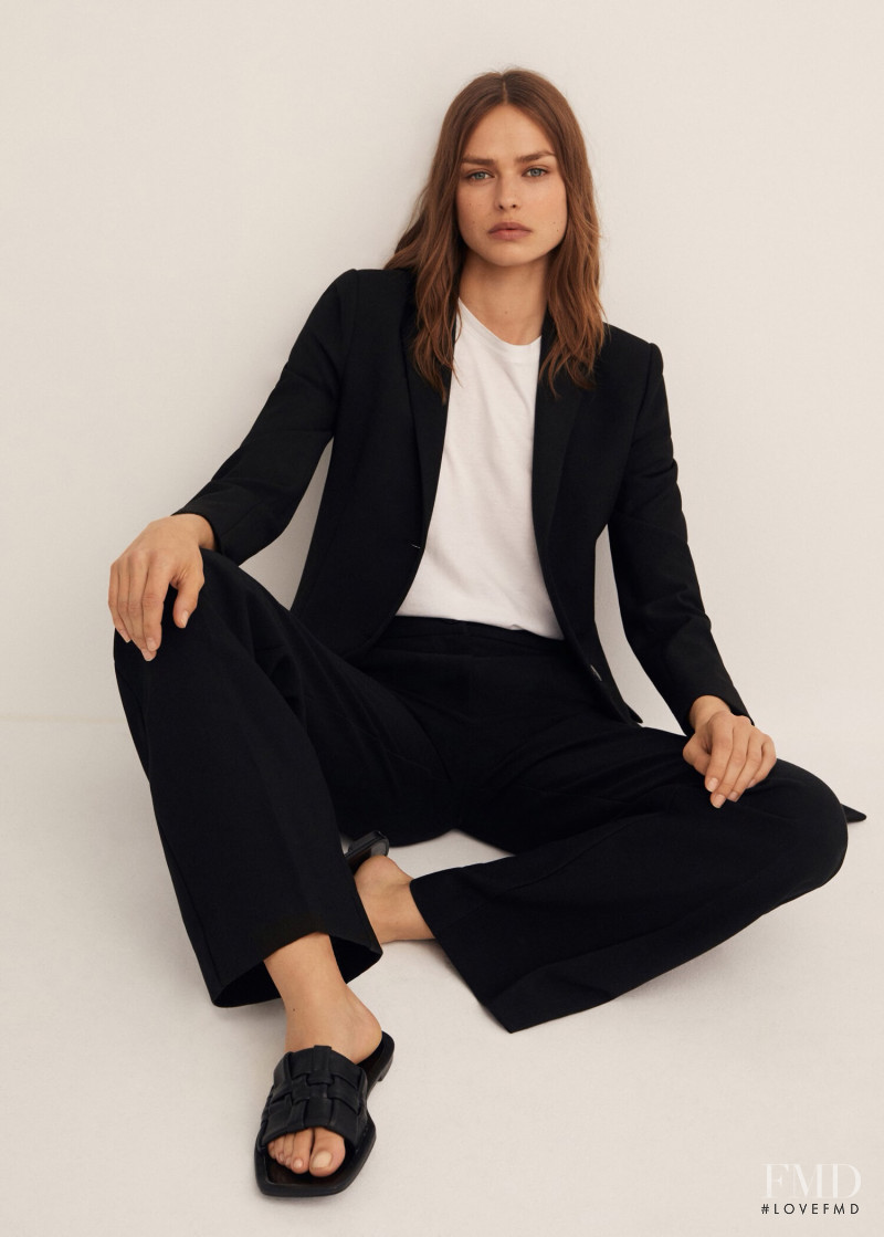 Birgit Kos featured in  the Mango lookbook for Spring/Summer 2020