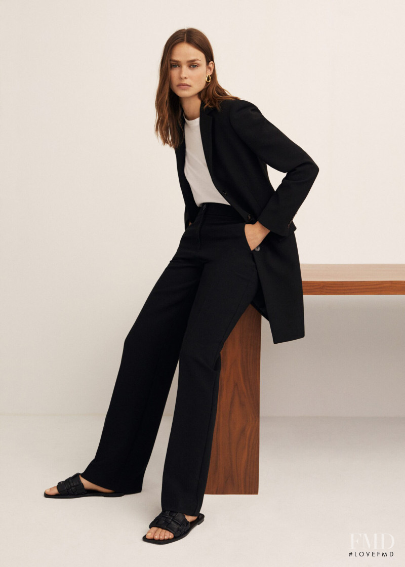 Birgit Kos featured in  the Mango lookbook for Spring/Summer 2020