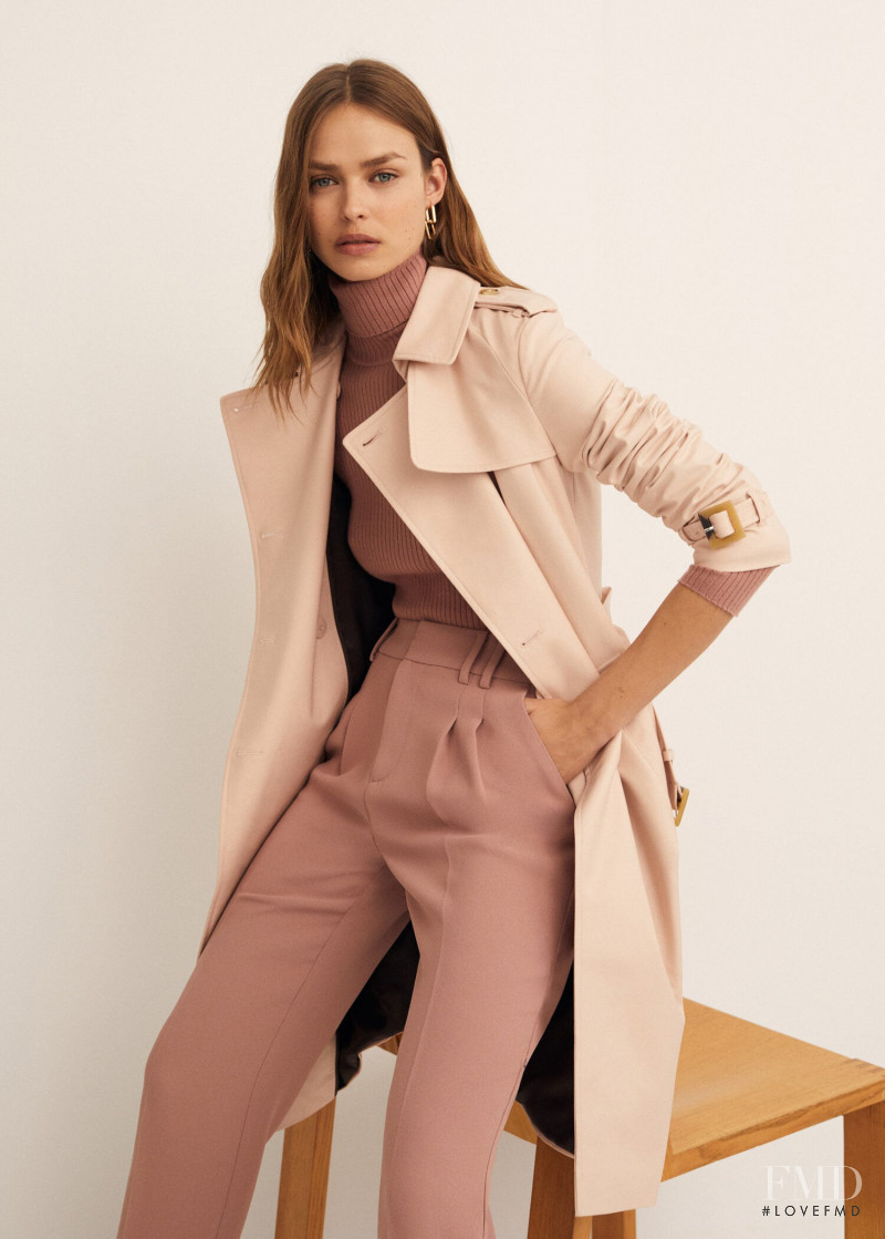 Birgit Kos featured in  the Mango lookbook for Spring/Summer 2020