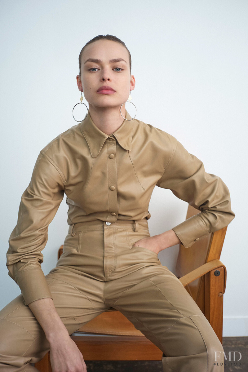 Birgit Kos featured in  the Isabel Marant lookbook for Pre-Fall 2020