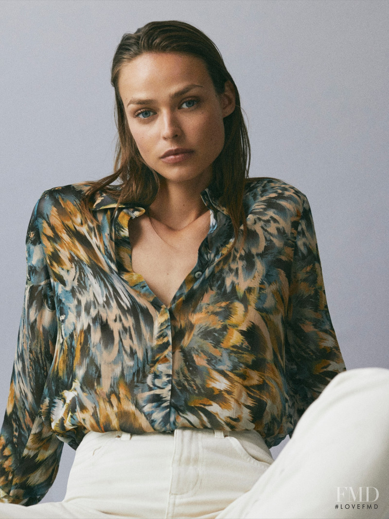 Birgit Kos featured in  the Massimo Dutti catalogue for Autumn/Winter 2020