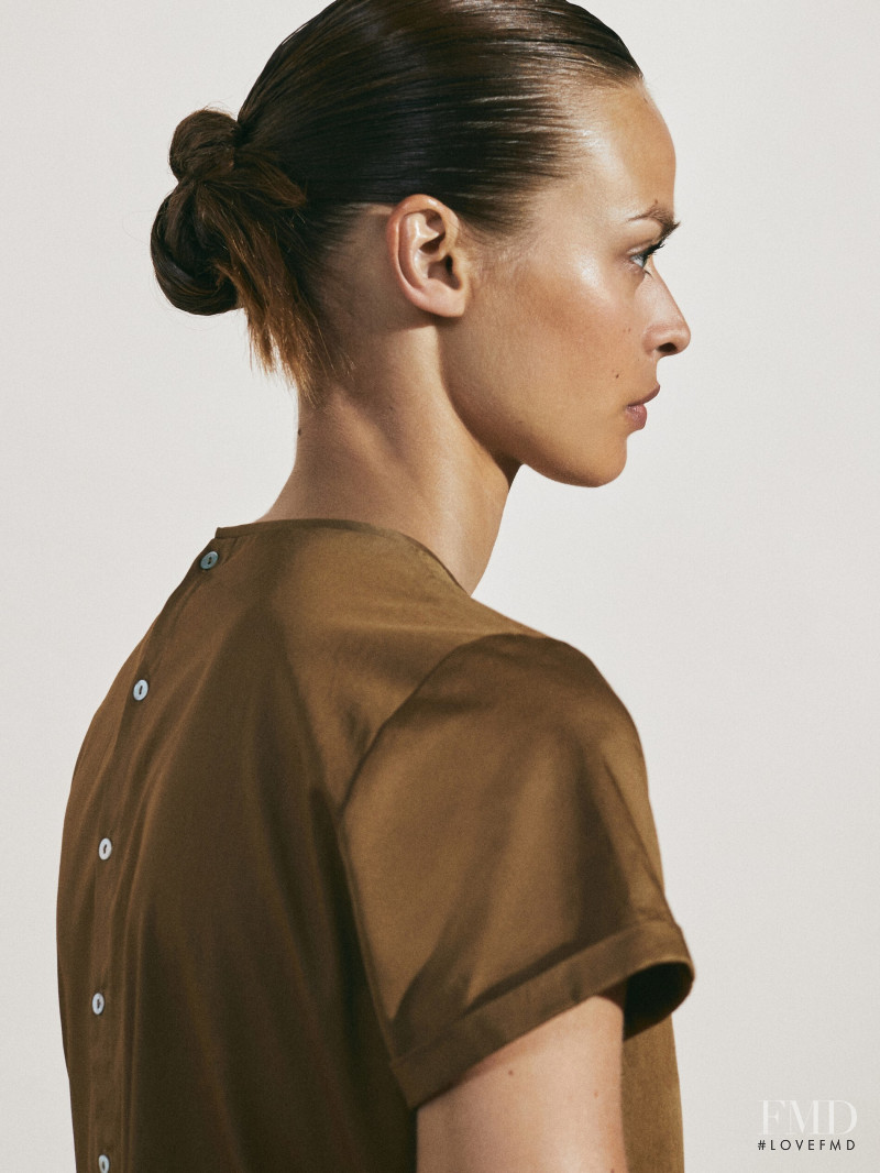 Birgit Kos featured in  the Massimo Dutti catalogue for Autumn/Winter 2020
