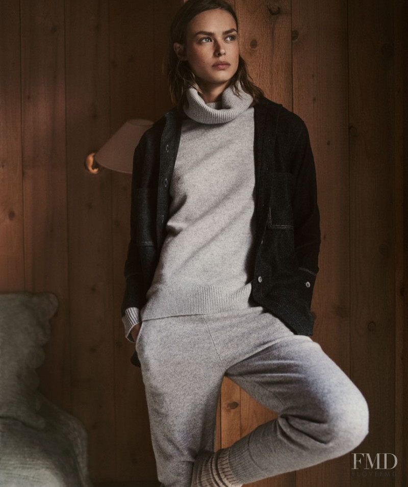 Birgit Kos featured in  the Massimo Dutti lookbook for Spring/Summer 2019