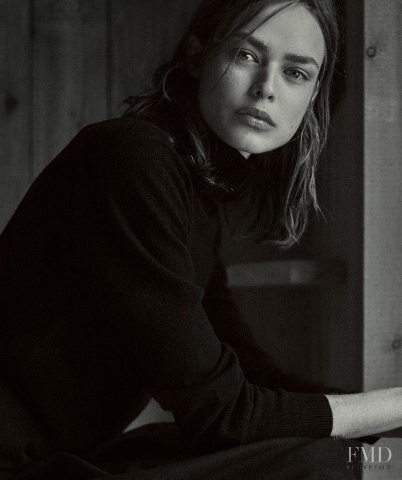 Birgit Kos featured in  the Massimo Dutti lookbook for Spring/Summer 2019