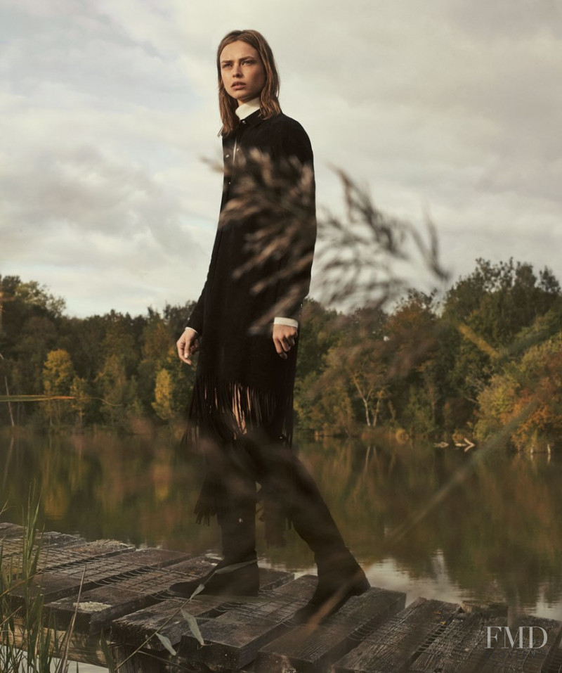 Birgit Kos featured in  the Massimo Dutti lookbook for Spring/Summer 2019