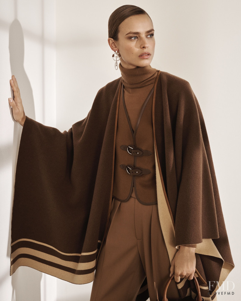Birgit Kos featured in  the Ralph Lauren Collection lookbook for Pre-Fall 2019