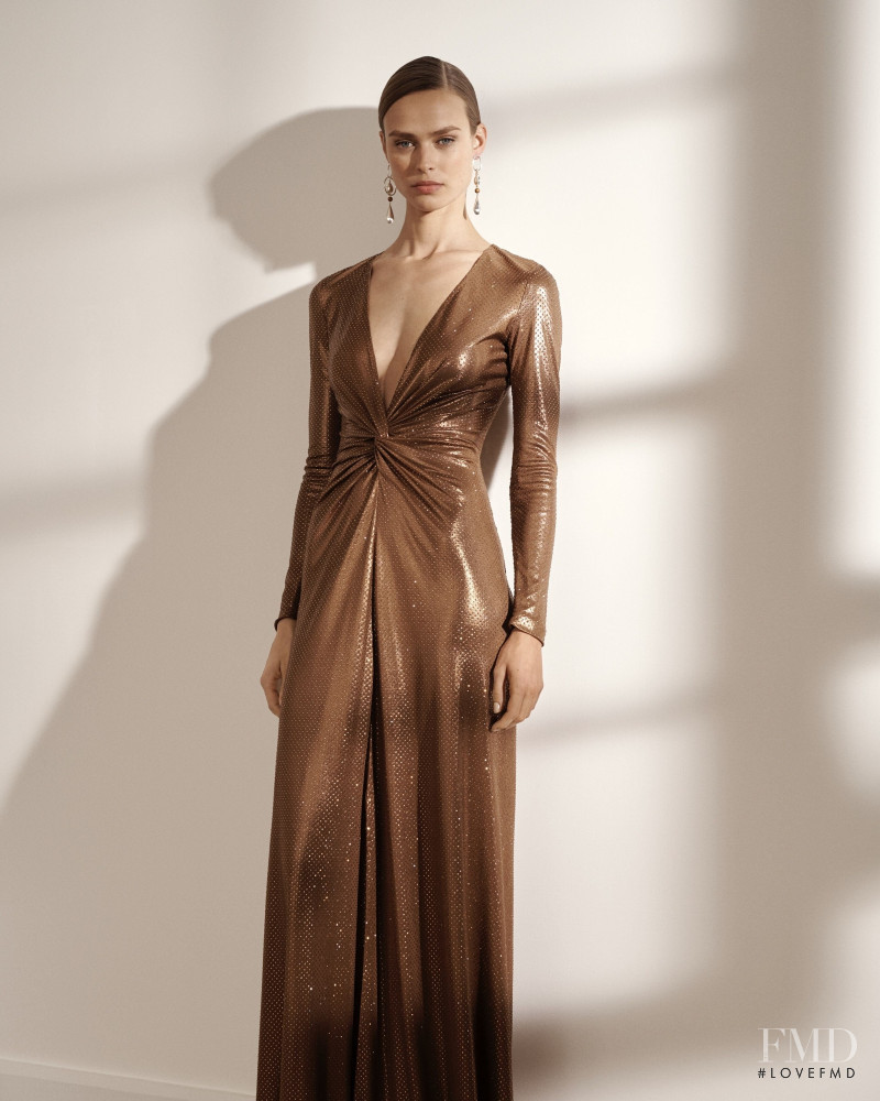 Birgit Kos featured in  the Ralph Lauren Collection lookbook for Pre-Fall 2019