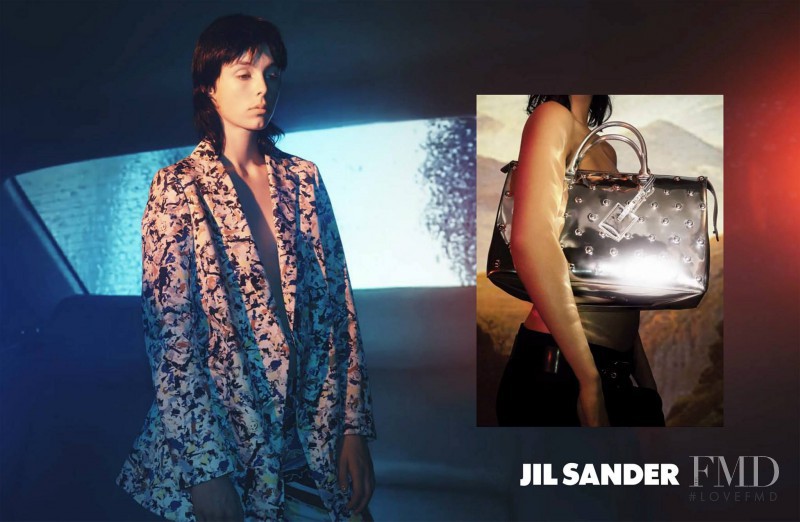 Edie Campbell featured in  the Jil Sander Navy advertisement for Spring/Summer 2014