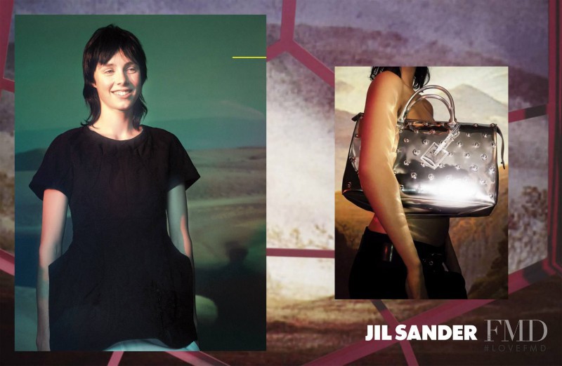 Edie Campbell featured in  the Jil Sander Navy advertisement for Spring/Summer 2014