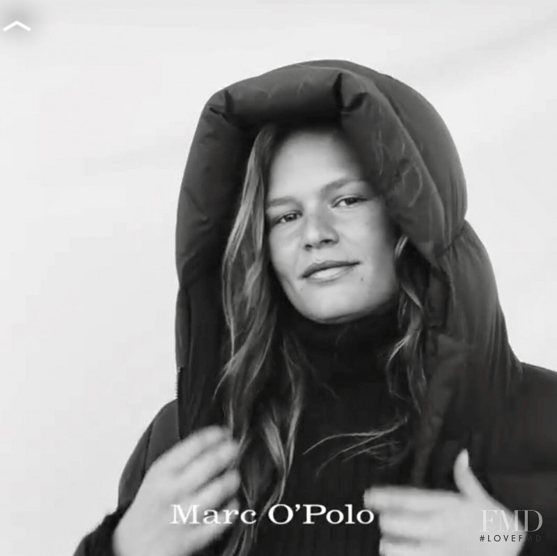 Anna Ewers featured in  the Marc O‘Polo advertisement for Autumn/Winter 2019