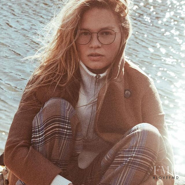 Anna Ewers featured in  the Marc O‘Polo advertisement for Autumn/Winter 2019