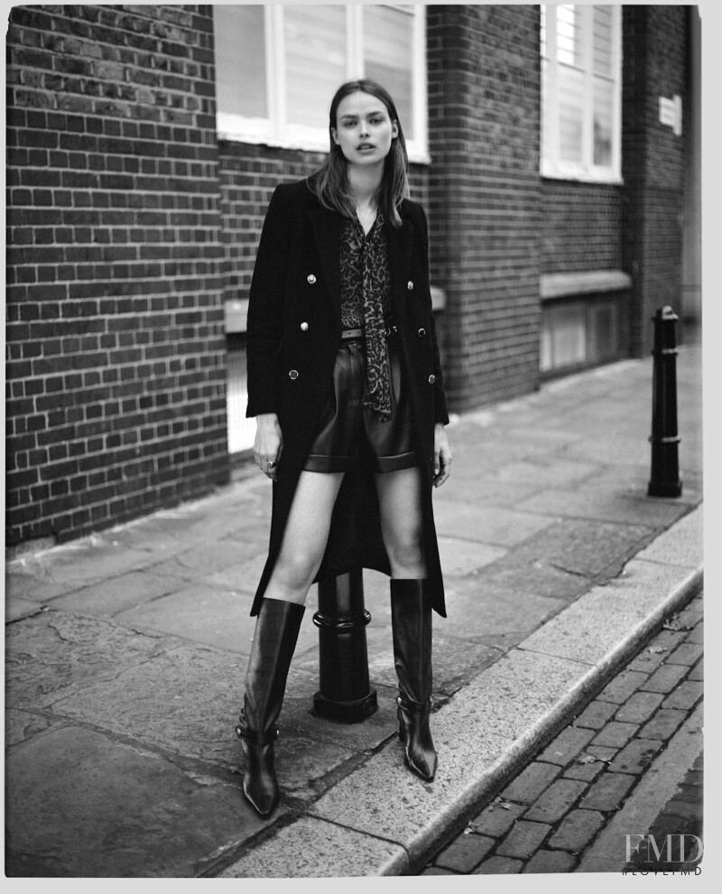 Birgit Kos featured in  the Mango East End Girls\' lookbook for Autumn/Winter 2019