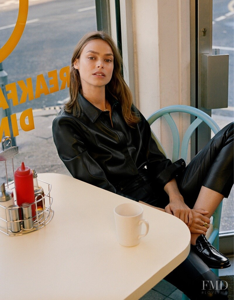 Birgit Kos featured in  the Mango East End Girls\' lookbook for Autumn/Winter 2019