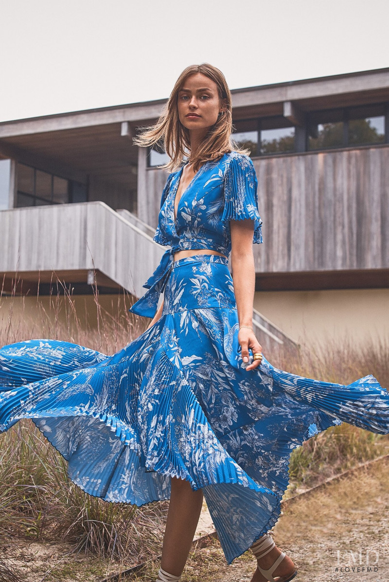 Birgit Kos featured in  the Alexis lookbook for Spring/Summer 2020