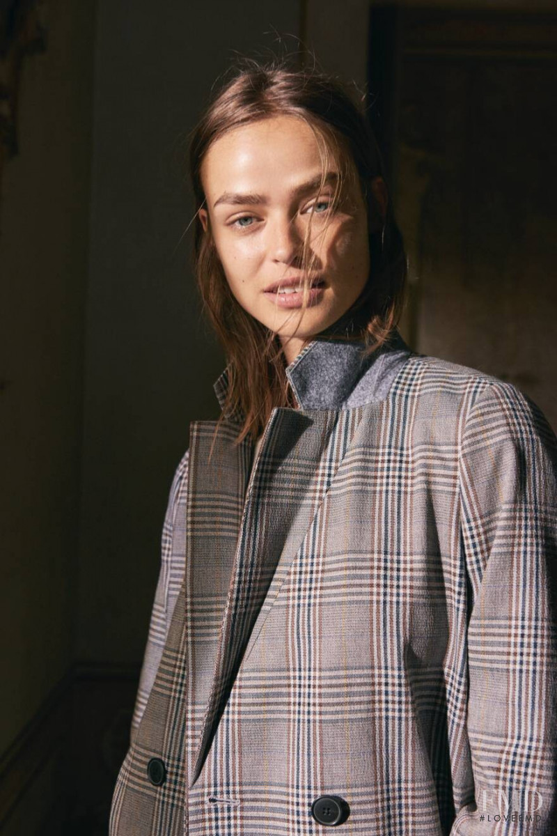 Birgit Kos featured in  the Madewell advertisement for Holiday 2019