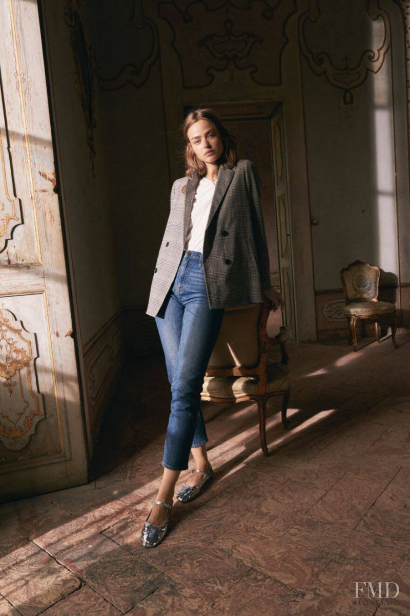 Birgit Kos featured in  the Madewell advertisement for Holiday 2019