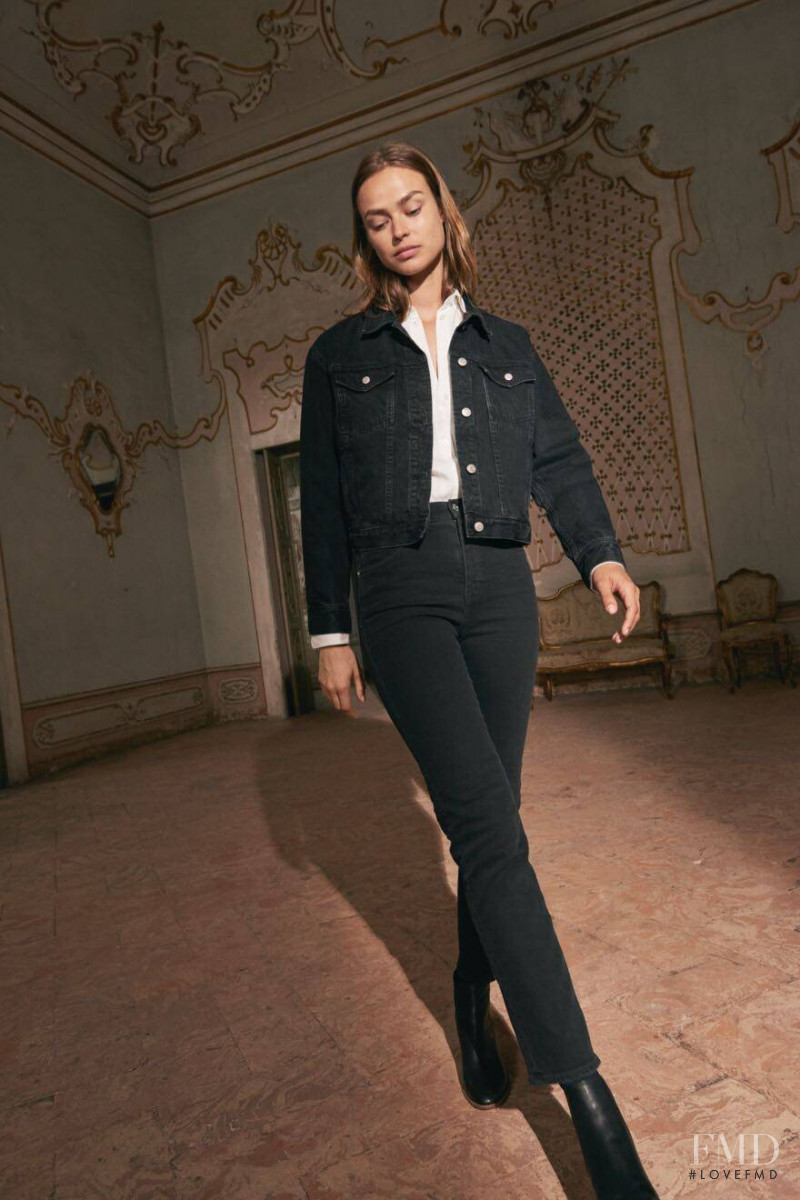 Birgit Kos featured in  the Madewell advertisement for Holiday 2019