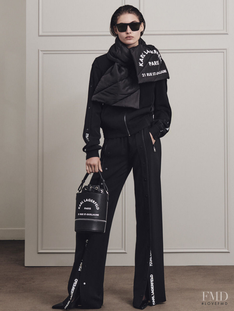 Grace Elizabeth featured in  the Karl Lagerfeld advertisement for Autumn/Winter 2019
