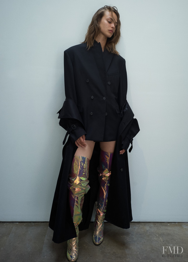 Birgit Kos featured in  the Wardrobe NYC catalogue for Autumn/Winter 2019