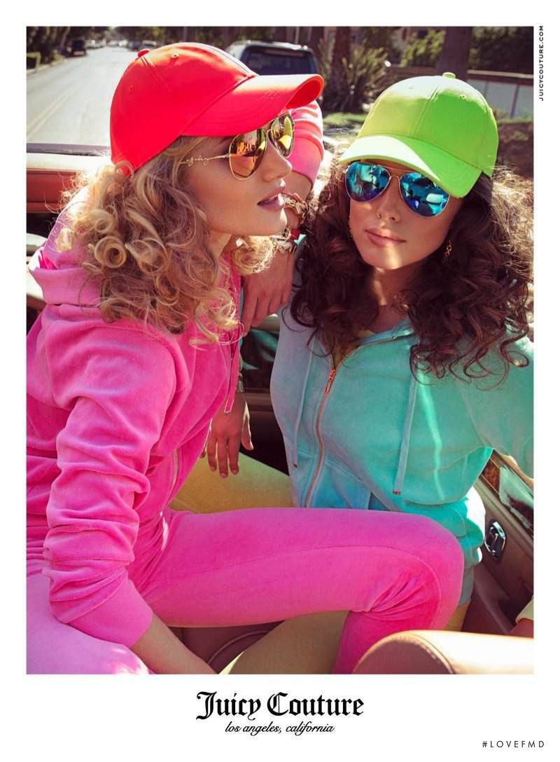 Emily DiDonato featured in  the Juicy Couture advertisement for Spring/Summer 2014