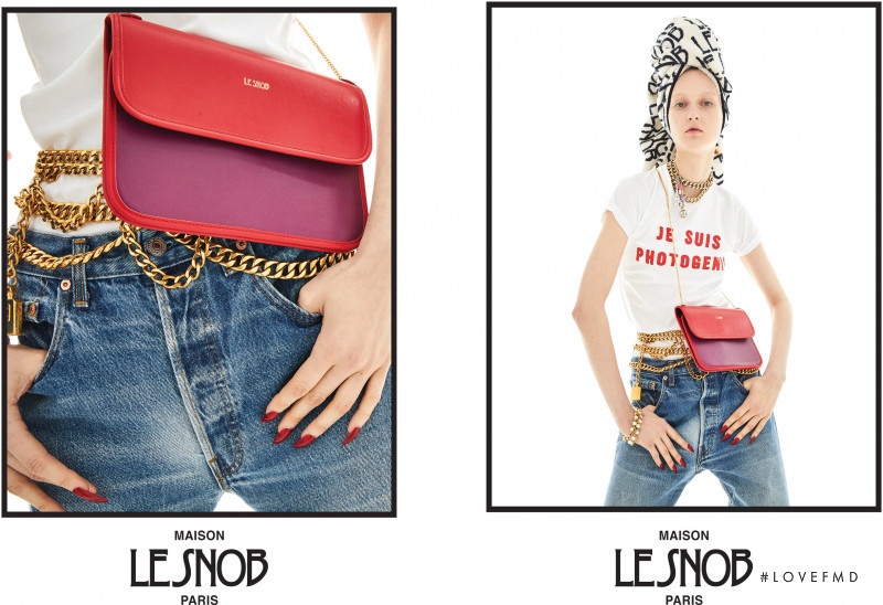 Le Snob advertisement for Autumn/Winter 2019