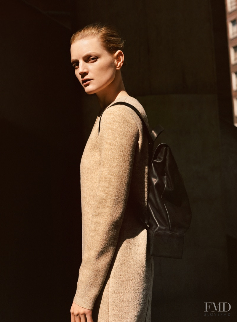 Guinevere van Seenus featured in  the Cos Sweden advertisement for Autumn/Winter 2014