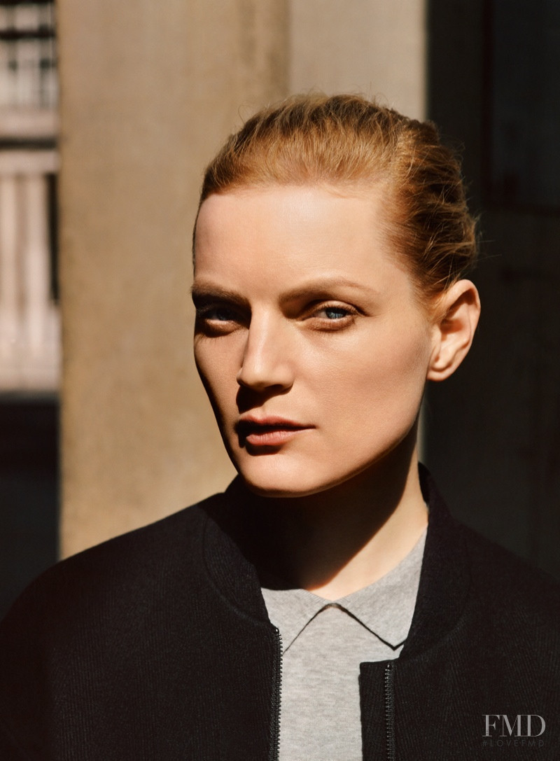 Guinevere van Seenus featured in  the Cos Sweden advertisement for Autumn/Winter 2014