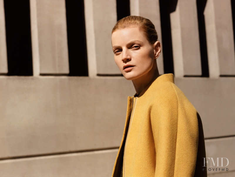 Guinevere van Seenus featured in  the Cos Sweden advertisement for Autumn/Winter 2014