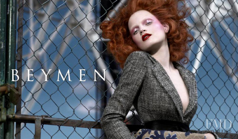 Guinevere van Seenus featured in  the Beymen advertisement for Autumn/Winter 2004