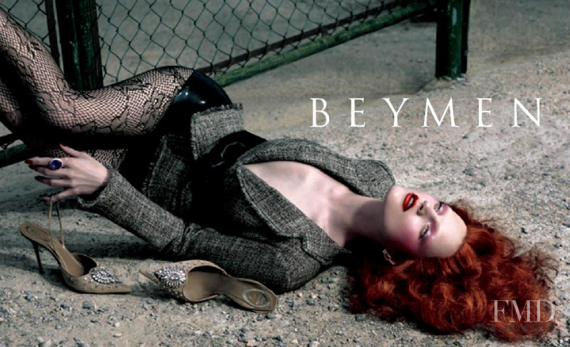 Guinevere van Seenus featured in  the Beymen advertisement for Autumn/Winter 2004