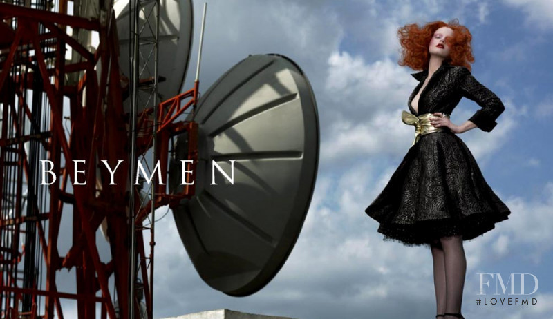 Guinevere van Seenus featured in  the Beymen advertisement for Autumn/Winter 2004